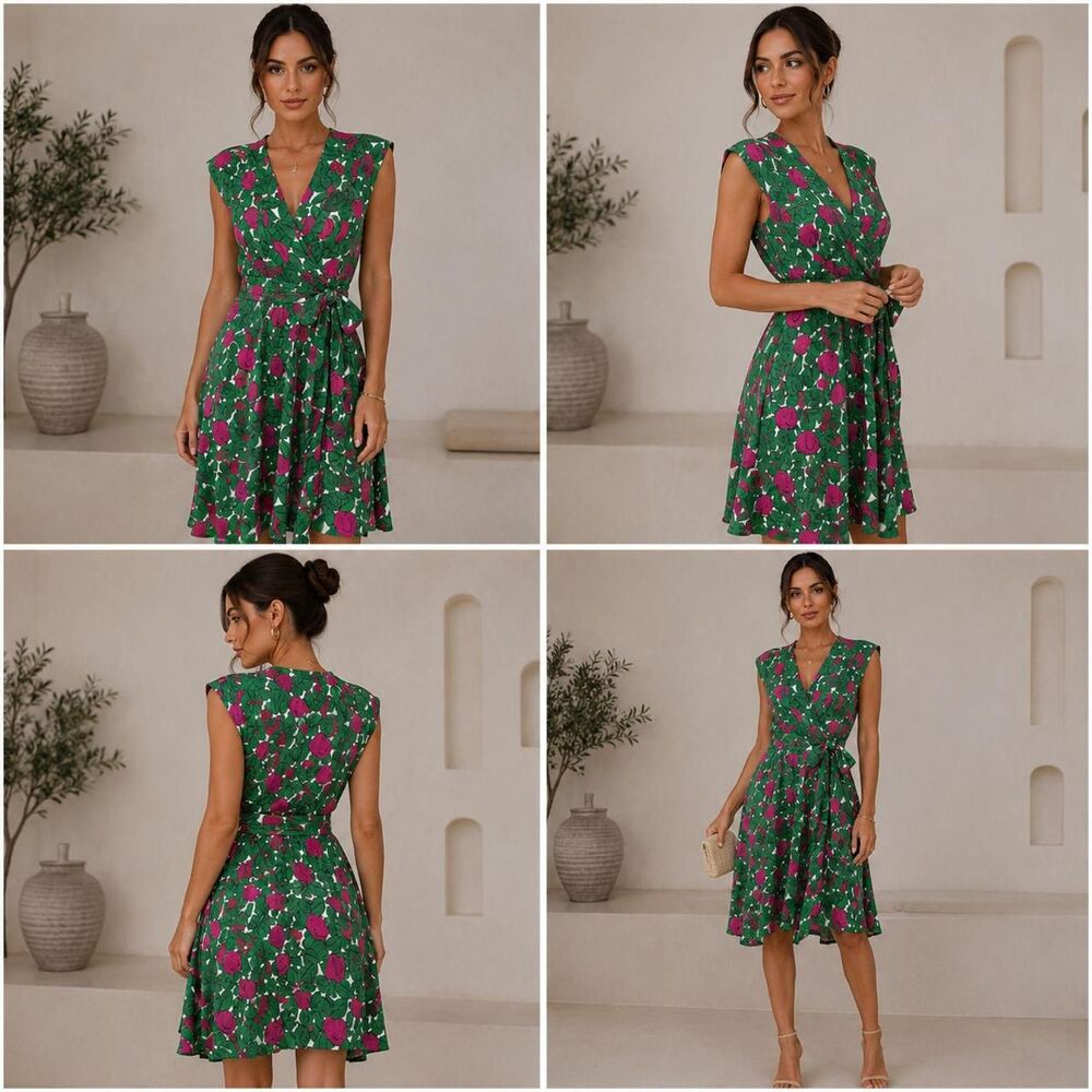 Unbranded Women's Green Dress